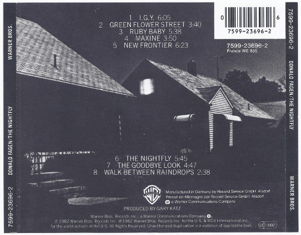 Donald Fagen : The Nightfly (CD, Album, RE, RP)