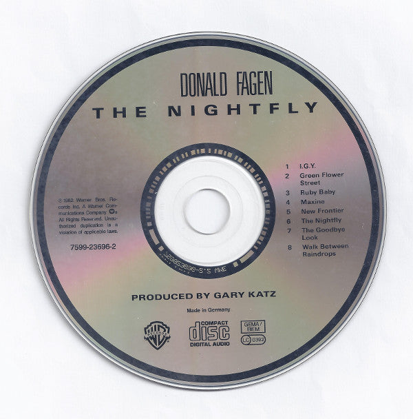 Donald Fagen : The Nightfly (CD, Album, RE, RP)