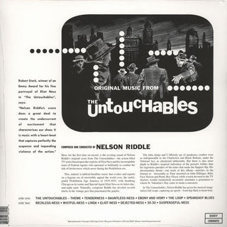 Nelson Riddle : The Untouchables (LP, Album, RE)