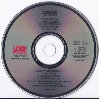 Testament (2) : The Legacy (CD, Album, RP)