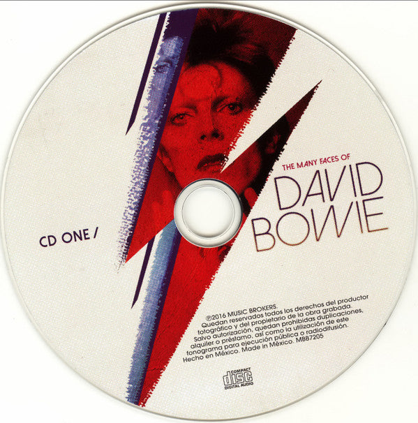 Various : The Many Faces Of David Bowie (A Journey Through The Inner World Of David Bowie) (3xCD, Comp)