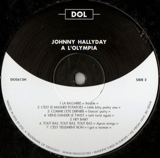 Johnny Hallyday : À l'Olympia (LP, Album, RE, 180)
