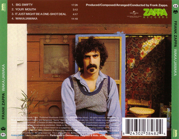Frank Zappa : Waka/Jawaka (CD, Album, RE, RM, RP, Arv)