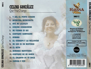 Celina González : Que Viva Chango (CD, Comp)