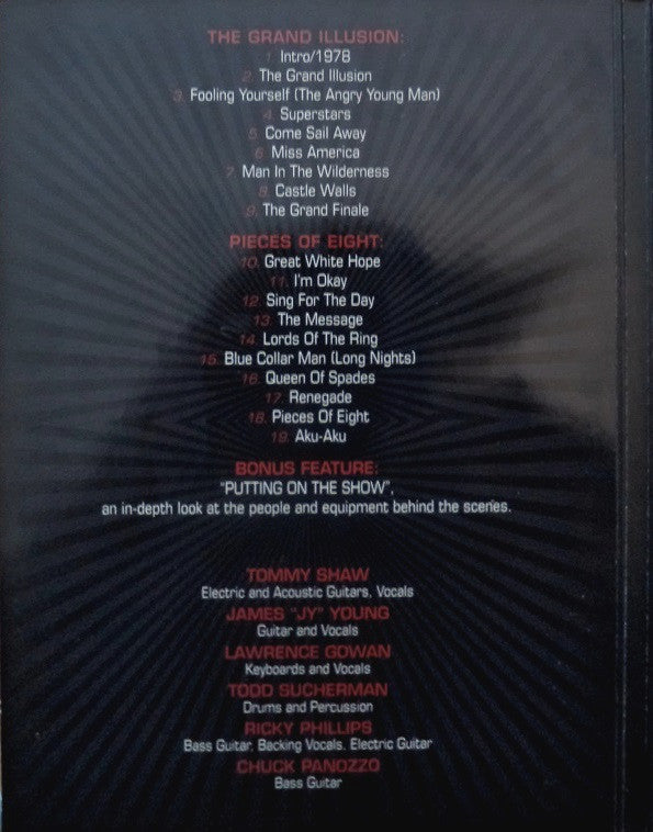 Styx : Grand Illusion • Pieces Of Eight Live  (DVD, NTSC, DVD)