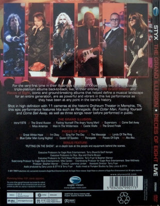 Styx : Grand Illusion • Pieces Of Eight Live  (DVD, NTSC, DVD)
