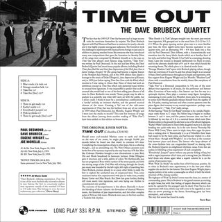 The Dave Brubeck Quartet : Time Out (LP, Album, Ltd, RE, RM, 180)