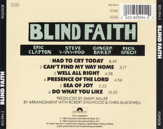 Blind Faith (2) : Blind Faith (CD, Album, RE, PMD)
