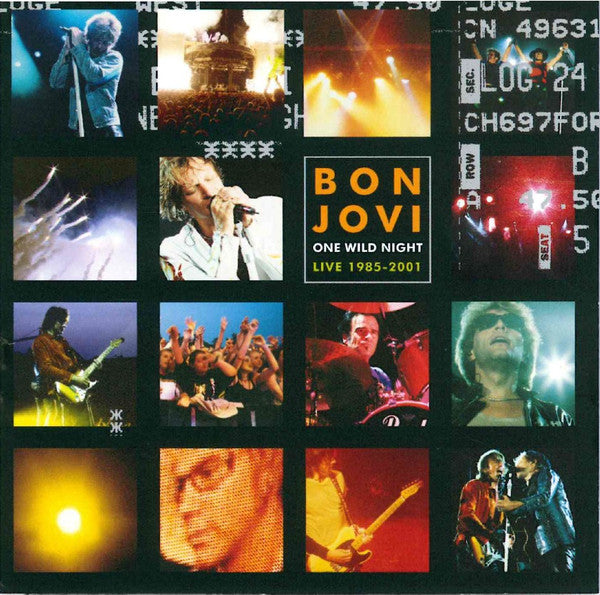 Bon Jovi : One Wild Night - Live 1985-2001 (CD, Album, RP)