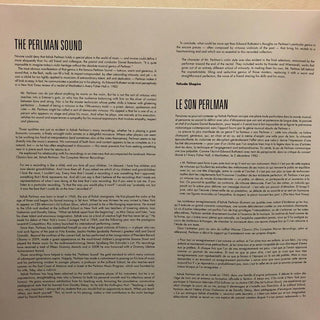 Itzhak Perlman : The Perlman Sound (LP, Album, RE)