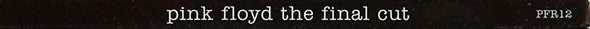 Pink Floyd : The Final Cut (CD, Album, RE, RM, Dig)
