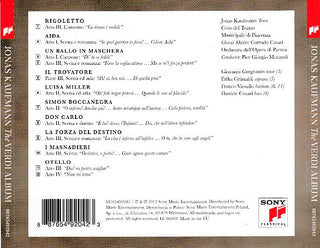 Jonas Kaufmann : The Verdi Album (CD, Album)
