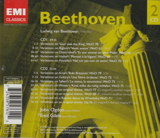 Ludwig van Beethoven – John Ogdon • Emil Gilels : Piano Variations (2xCD, Comp, RE, RM)