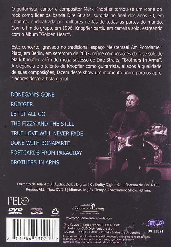 Mark Knopfler : Live In Berlin (DVD-V, Multichannel, NTSC)