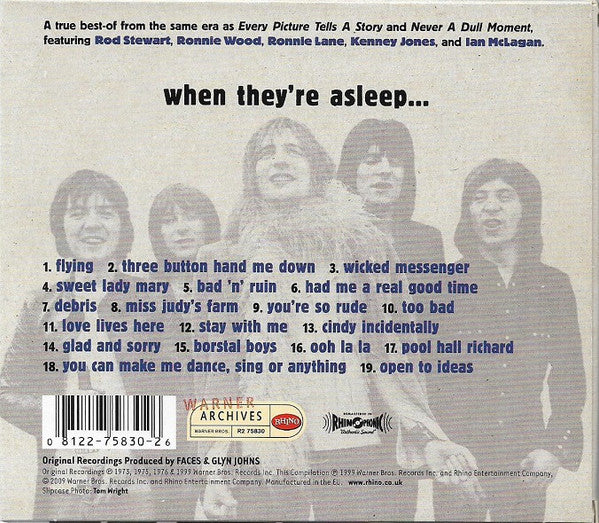 Faces (3) : The Best Of Faces: Good Boys... When They're Asleep... (CD, Comp, RM, Sli)