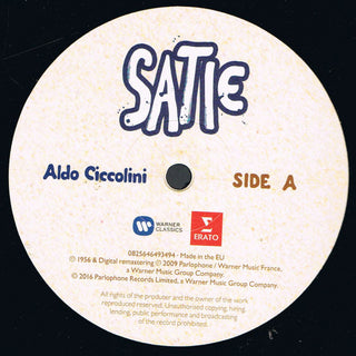 Aldo Ciccolini, Erik Satie : Satie (LP, Album, RSD, RE, RM, Gat)