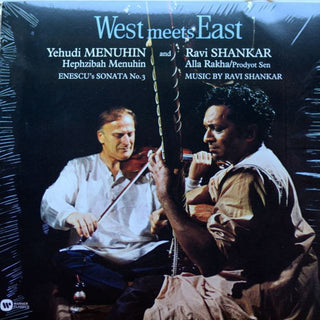 Yehudi Menuhin And Ravi Shankar : West Meets East (LP, Album, RE)