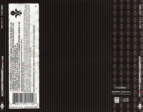 Alejandro Fernández : Viento A Favor (CD, Album)