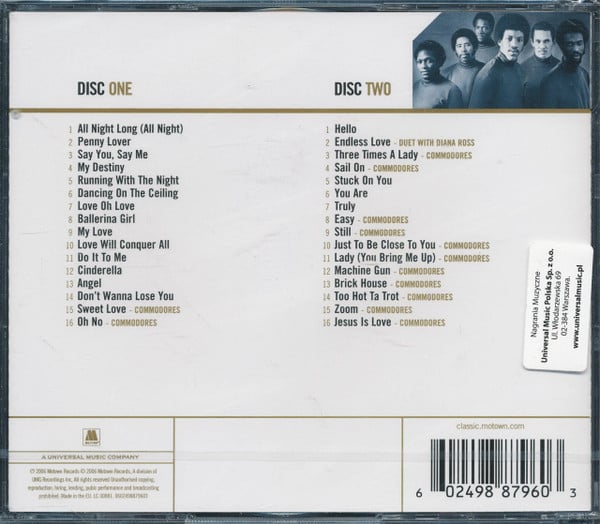 Lionel Richie / Commodores : Gold (2xCD, Comp, RM)