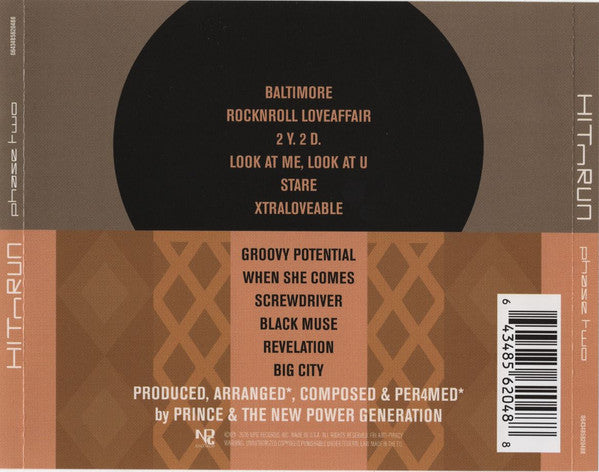 Prince : HITnRUN Phase Two (CD, Album, RE)