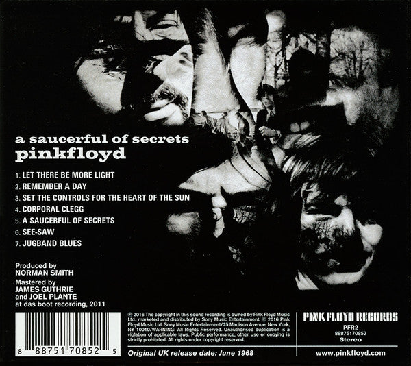 Pink Floyd : A Saucerful Of Secrets (CD, Album, RE, RM)