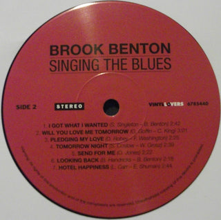 Brook Benton : Lie To Me - Brook Benton Singing The Blues (LP, Album, Ltd, RE, RM, 180)