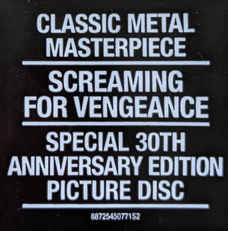 Judas Priest : Screaming For Vengeance (LP, Album, Pic, RE, 30t)