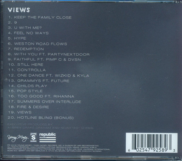 Drake : Views (CD, Album)