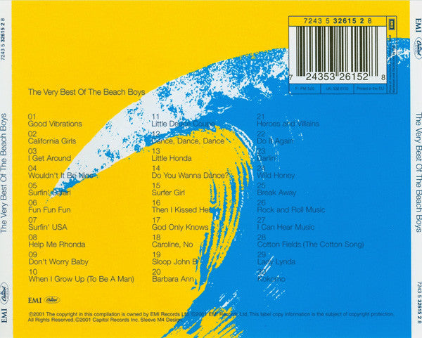 The Beach Boys : The Very Best Of The Beach Boys (CD, Comp, Mono, RM, RP)