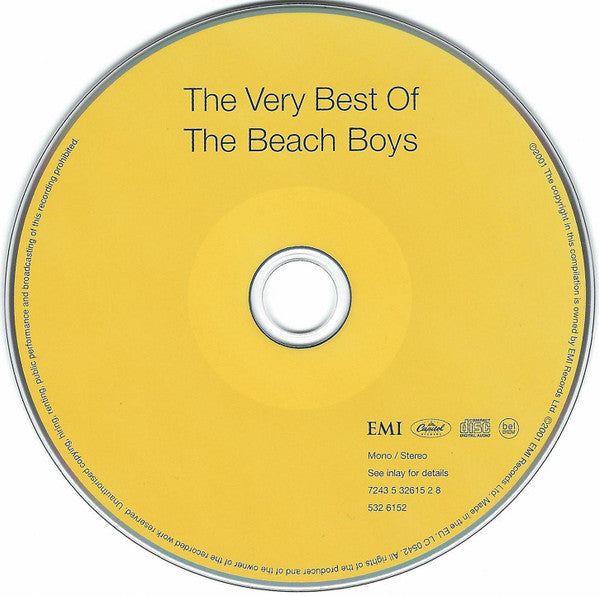 The Beach Boys : The Very Best Of The Beach Boys (CD, Comp, Mono, RM, RP)