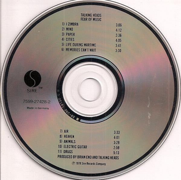 Talking Heads : Fear Of Music (CD, Album)