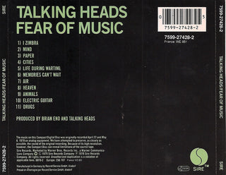 Talking Heads : Fear Of Music (CD, Album)