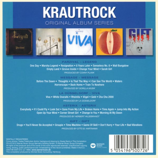 Various : Krautrock (CD, Album, RE, RM + CD, Album, RE, RM + CD, Album,)