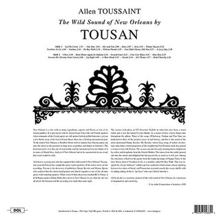Allen Toussaint : The Wild Sound Of New Orleans By Tousan (LP, Album, RE, 180)