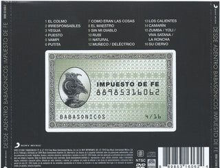 Babasonicos : Impuesto De Fe (CD, Album + DVD, Album, NTSC)
