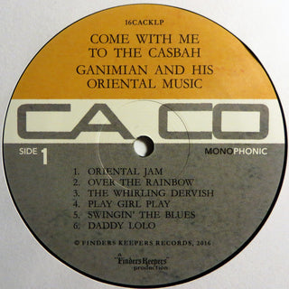 Ganimian & His Oriental Music* : Come With Me To The Casbah (LP, RE)