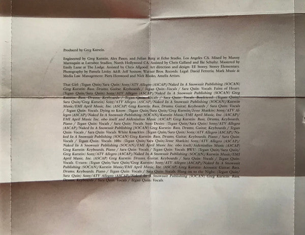 Tegan and Sara : Love You To Death (CD, Album)