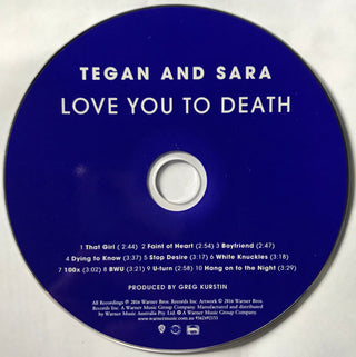 Tegan and Sara : Love You To Death (CD, Album)