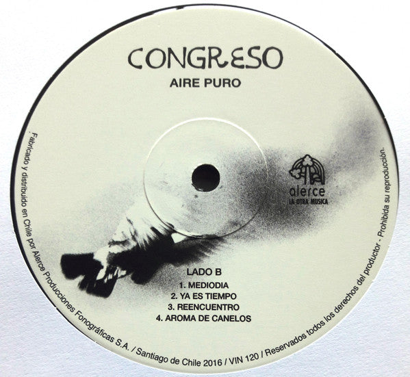 Congreso : Aire Puro (LP, Album, RE)