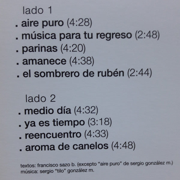 Congreso : Aire Puro (LP, Album, RE)