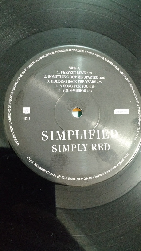 Simply Red : Simplified (LP, Album, RE)