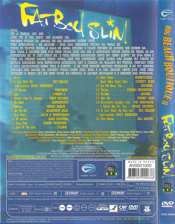 Fatboy Slim : Big Beach Boutique II - The Movie (DVD-V, RP, Multichannel, NTSC)