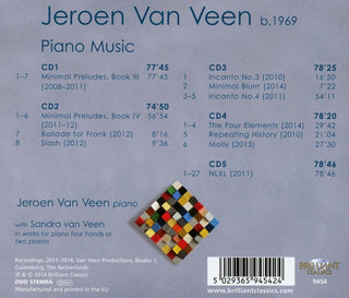 Jeroen van Veen (2) : Piano Music (5xCD, Album)