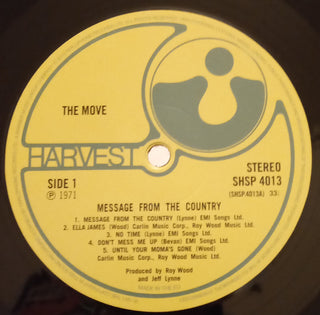 The Move : Message From The Country (LP, Album, RE, 180)