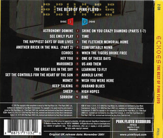 Pink Floyd : Echoes (The Best Of Pink Floyd) (2xCD, Comp, Mixed, RE, RM)