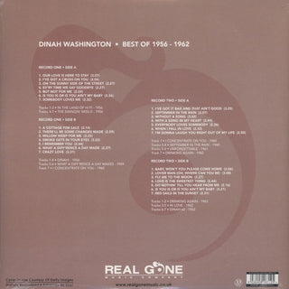 Dinah Washington : Best Of 1956-1962 (2xLP, Comp, Ltd, RM, Cle)