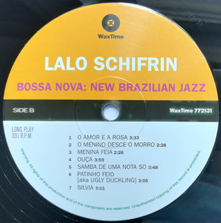 Lalo Schifrin : Bossa Nova: New Brazilian Jazz (LP, Album, Ltd, RM, 180)