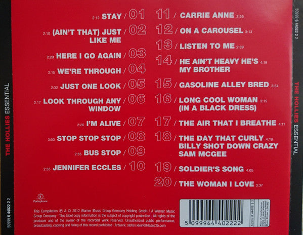 The Hollies : Essential (CD, Comp)