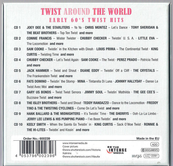 Various : Twist Around The World - Early 60's Twist Hits (10xCD, Comp + Box)