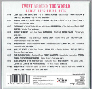 Various : Twist Around The World - Early 60's Twist Hits (10xCD, Comp + Box)